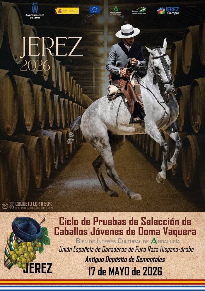 Cartel PSCJ Doma Vaquera – Feria Ecuestre Jerez 2026