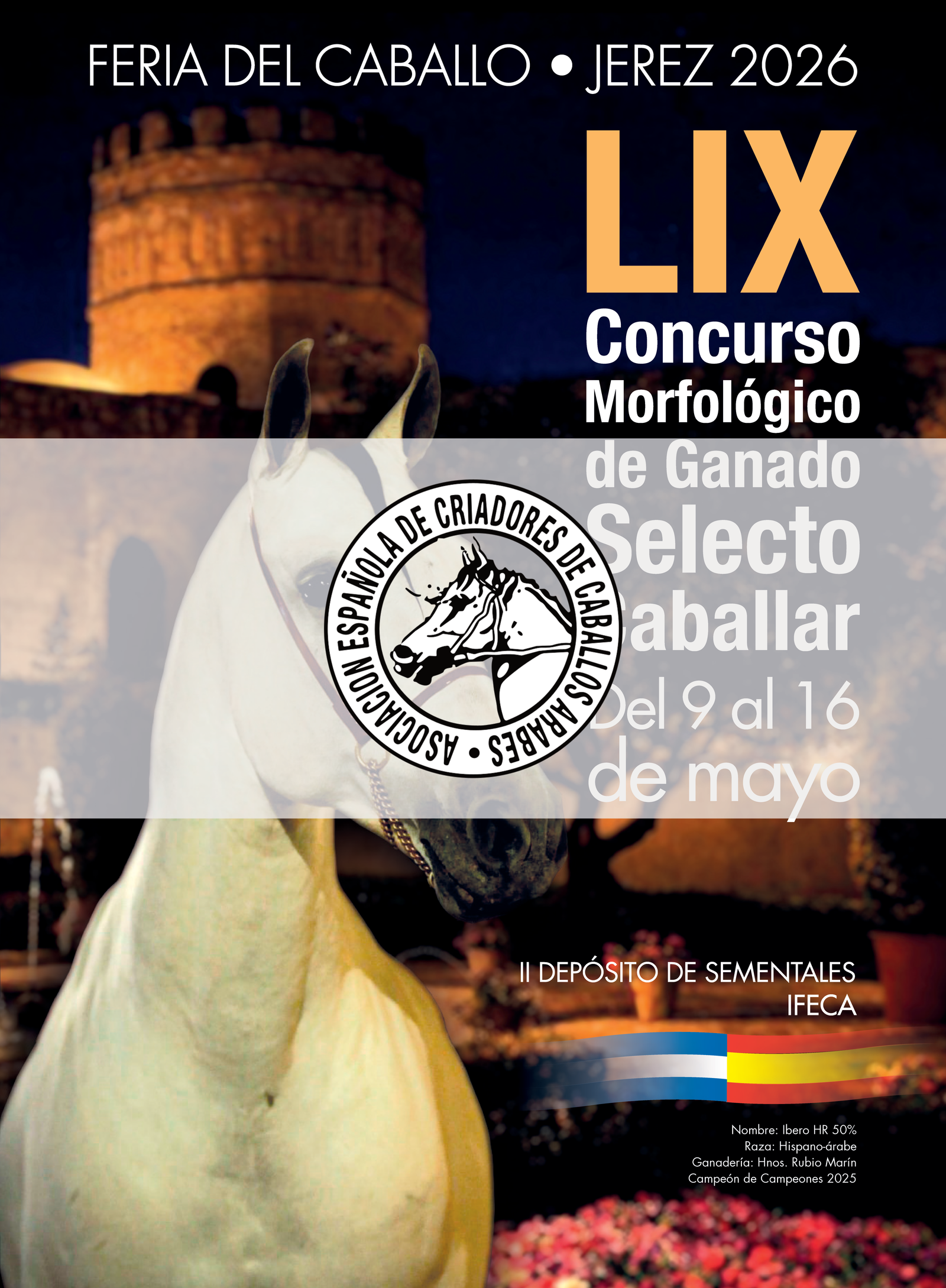 Cartel AECCA – Pura Raza Árabe