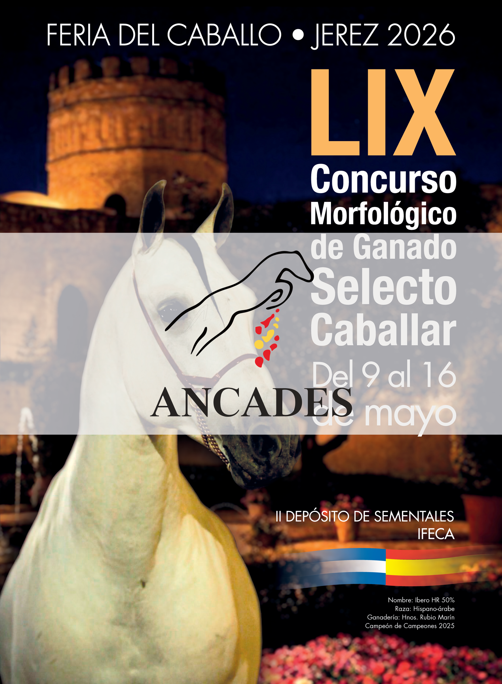 Cartel ANCADES – Caballos CDE