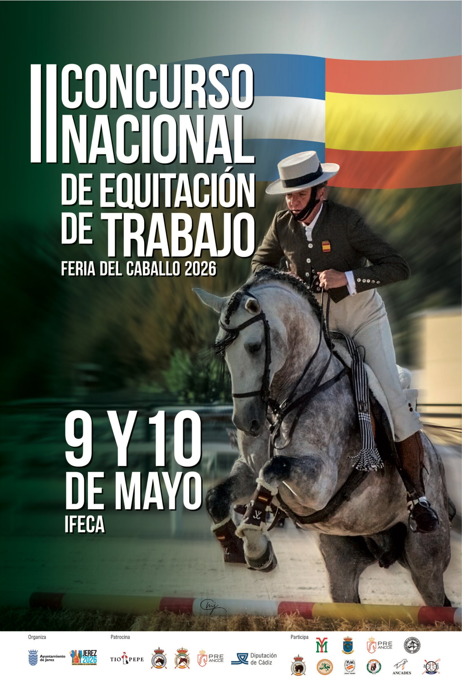 Cartel II Concurso Nacional Equitación de Trabajo